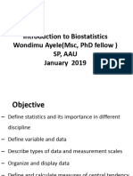 1 Biostatistics Lecture Notes Part One