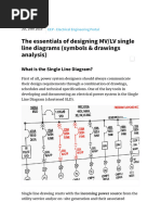 The Essentials of Designing MV-LV Single Line Diagrams (Symbols + Drawings Analysis)