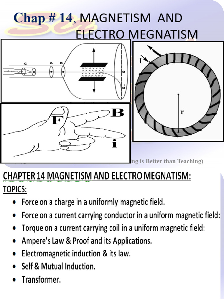 Chap 14 Magnetism Electromagnetism Pdf Magnetism Magnet