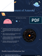 Movement of Asteroid