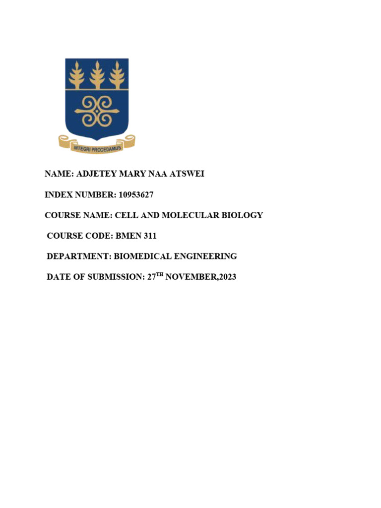 CMB Lab Report - 10953627 | PDF | Blood Cell | Medical Diagnosis