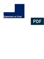 Day 1expenses and Cost