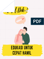 Edukasi Untuk Cepat Hami