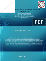 ICT For Developement