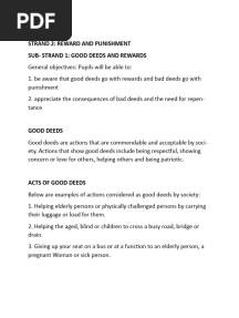 Good Deeds - 1