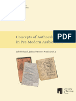 Behzadi Ed Concepts of Authorship in Premodern Arabic Texts