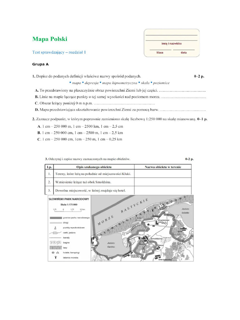 Geografia Klasa 5 Dzial 2 Geografia klasa 5 dział 1 | PDF