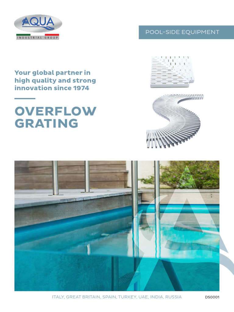 Overflow Grating Solutions for Pools | PDF | Fiberglass | Swimming Pool