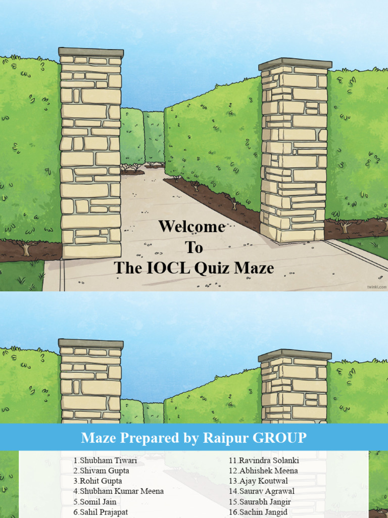 QUIZ Maze For PO 1 | PDF | Liquids | Fuels