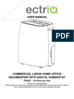 User Manual: PD45E - 40 Litres Per Day
