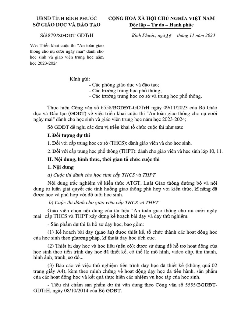 Cv trien khai cuoc thi atgt cho nu cuoi ngay mai 2023 2024 pdf