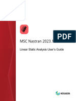 MSC Nastran 2023.1 Linear Static Analysis User Guide