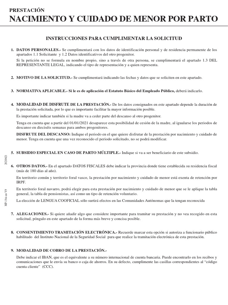 Formulario Paternidad Pdf Gobierno