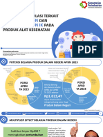 P3DN - Sosialisasi Regulasi TKDN Produk Alat Kesehatan - Kemenkes 10 Mei 2023