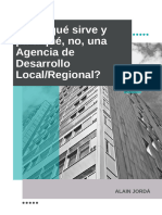 ¿Para Qué Sirve y para Qué, No, Una Agencia de Desarrollo LocalRegional