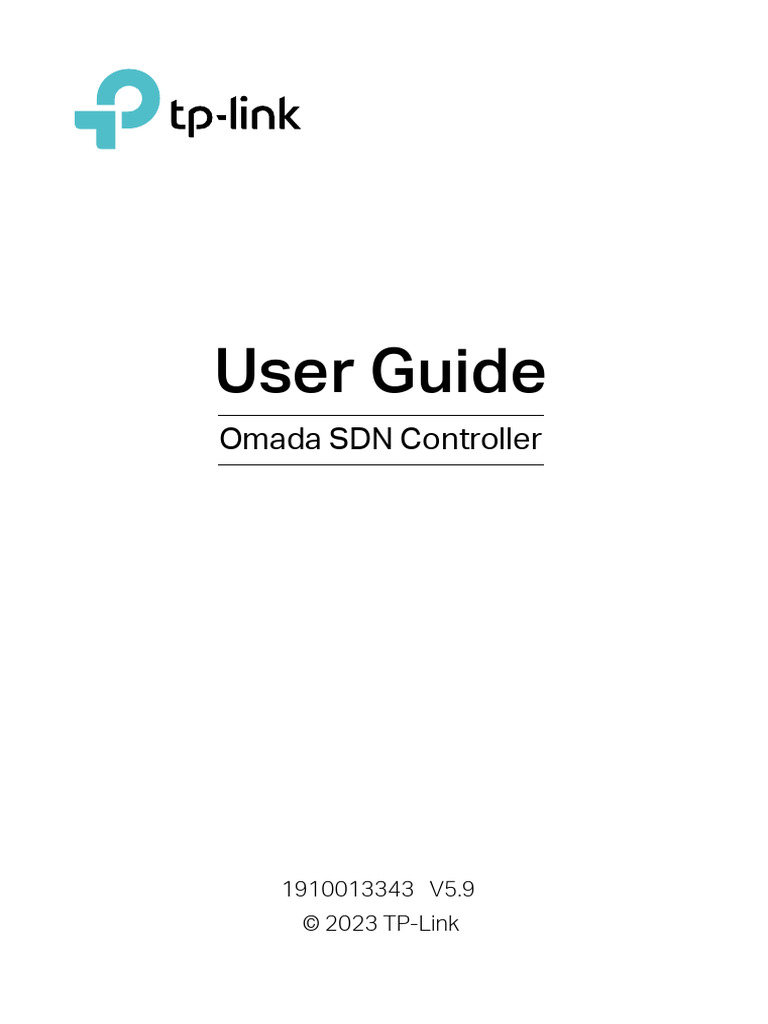 Omada SDN Controller - User Guide - REV5.9.0 | PDF | Computer Network ...
