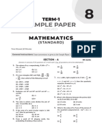 Fiitjee Entrance Sample Paper