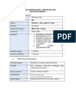 Prim. 1° y 6 ° Ciclo V Tutoría Sesión 4 8junio