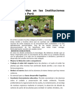 Áreas Verdes en Las Instituciones Educativas Perú