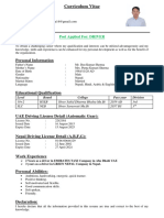 Sanjay Sherma CV