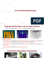 Introduction To Surface Engineering