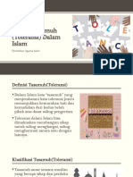 Top 8, Prinsip Tasamuh Dan Toleransi Dalam Islam