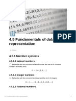 4.5 Fundamentals of Data Representation