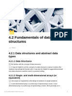 4.2 Fundamentals of Data Structures