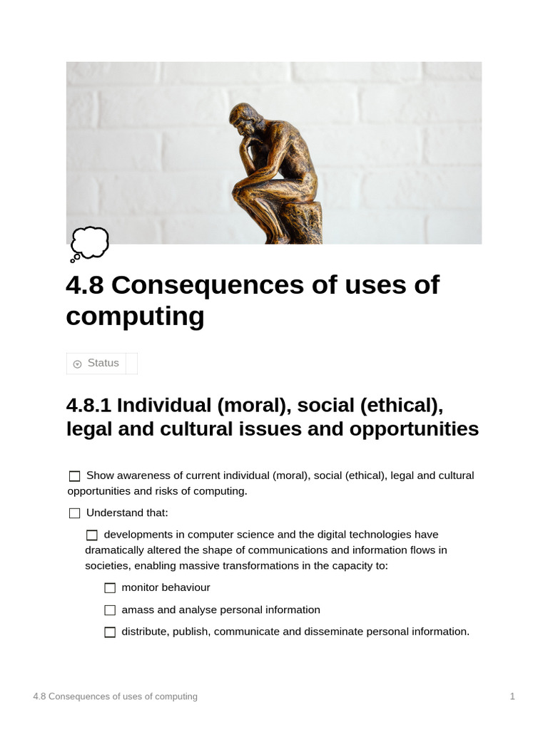 Ethical Challenges in Computing | PDF | Computing | Information