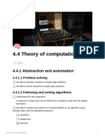 4.4 Theory of Computation