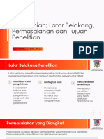 Literasi Ilmiah - Latar Belakang, Perumusan Masalah & Tujuan Penelitian