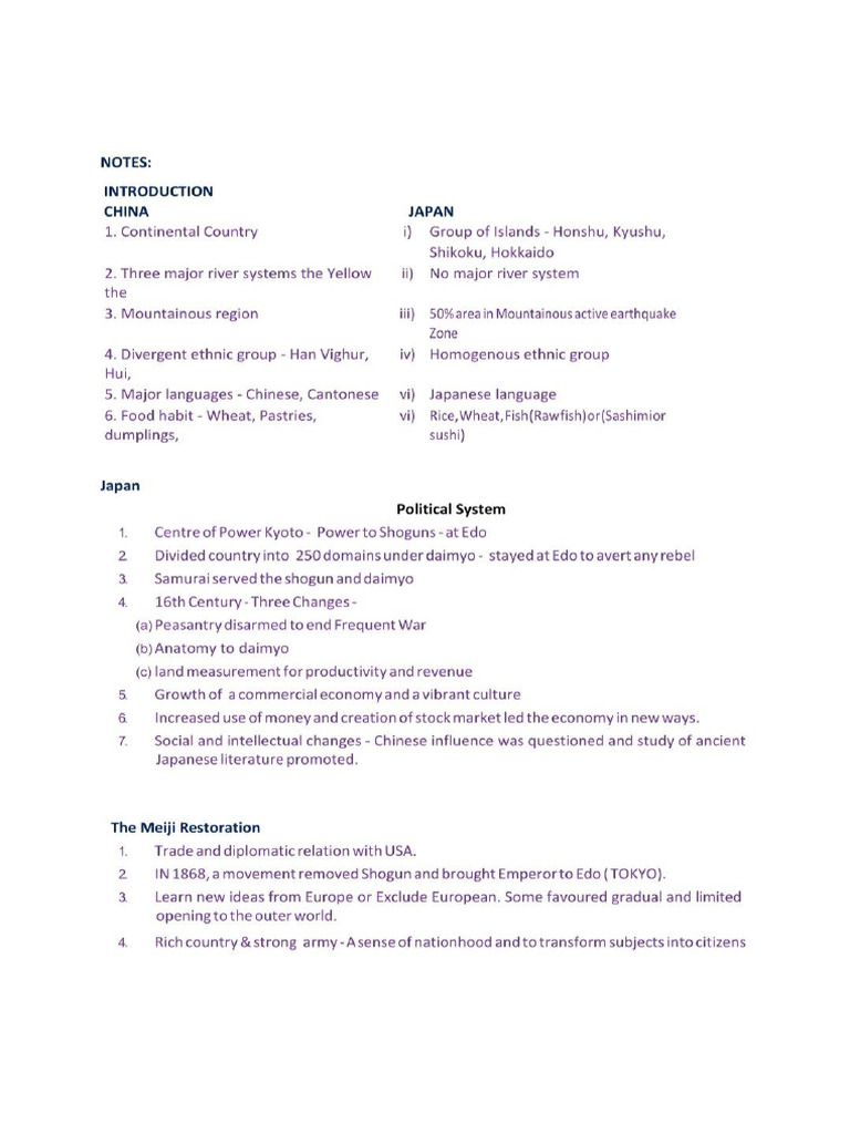 Notes History CH - 7 | PDF