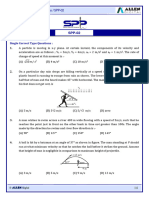 SPP-2 Physics (JEE Advanced)