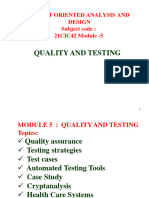 OOAD Software Quality and Testing