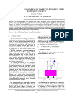 Mathematical Modelling of Inverted Pendulum With Disturbance Input