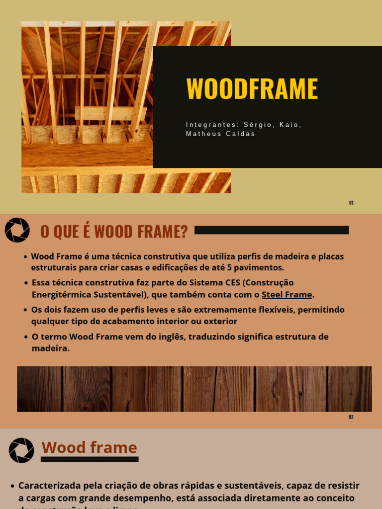 WOODFRAME | PDF | Drywall | Materiais