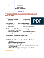 Chapter-2 (Federalism Portfolio Worksheet)
