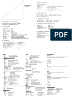 Principali Istruzioni C e Matlab