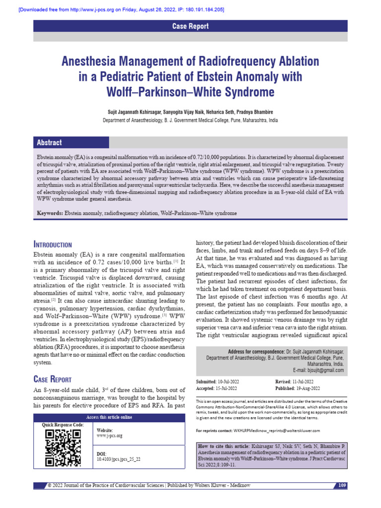 Anesthesia_management_of_radiofrequency_ablation_i PDF Ventricle