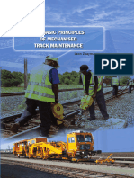 Basic Principles of Mechanised Track Maintenance