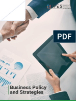 Business Policies and Strategies