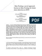 Horizontal Max Pooling A Novel Approach For Noise Reduction in Max Pooling For Better Feature Detection in DNN