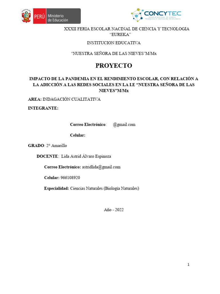 Impacto de la Pandemia en el Rendimiento Escolar | PDF | Servicio de ...