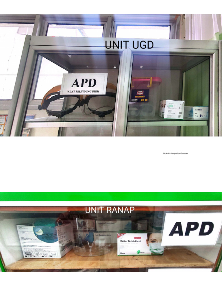 Foto Kelengkapan APD DI UNIT | PDF