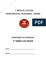 UG Physiology Log Book - 2023-24