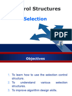 Week 5 6 7 - Selection - Control - Structures Updated