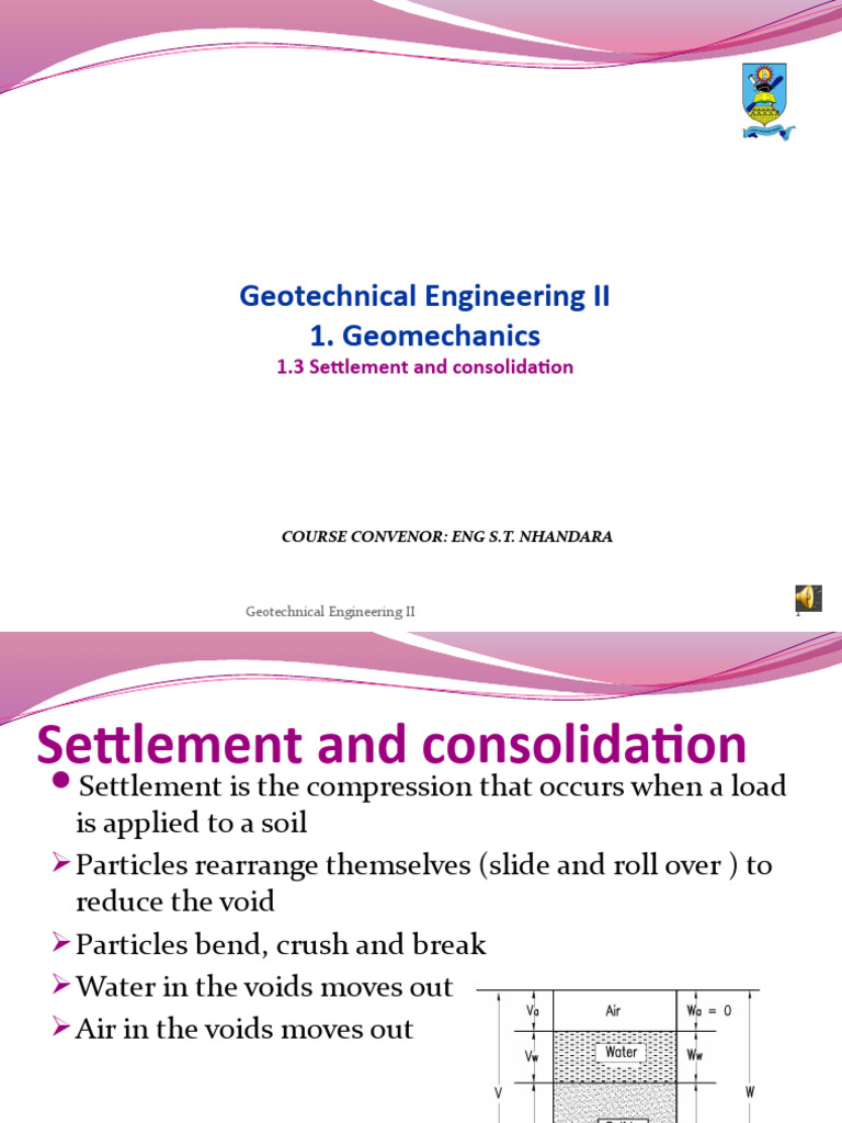 Understanding Soil Settlement and Consolidation | PDF | Geotechnical ...