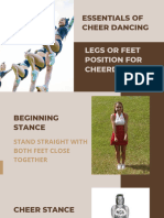 Legs or Feet Position For Cheerdance