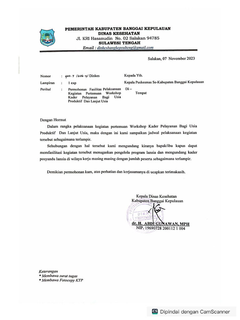 Undangan Lansia | PDF