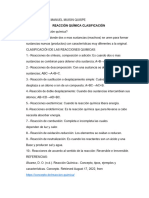 Muisin Quispe Darwin Reacción Química Clasificación